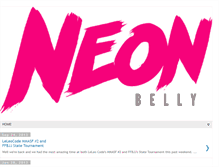 Tablet Screenshot of neonbellyapparel.com